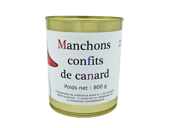 Manchons confits de canard