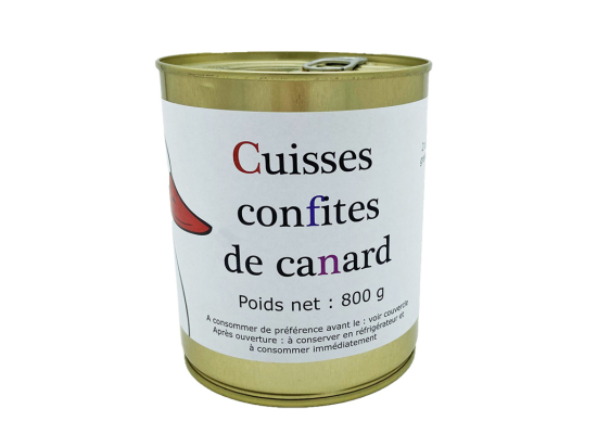 Cuisses confites de canard