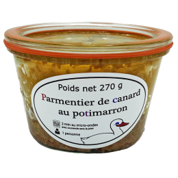 Parmentier de canard au potimarron