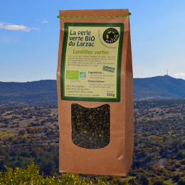 Lentilles La Perle Verte BIO du Larzac