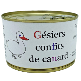 Gésiers confits de canard