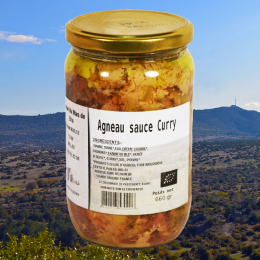 Agneau Sauce Curry BIO - 660g